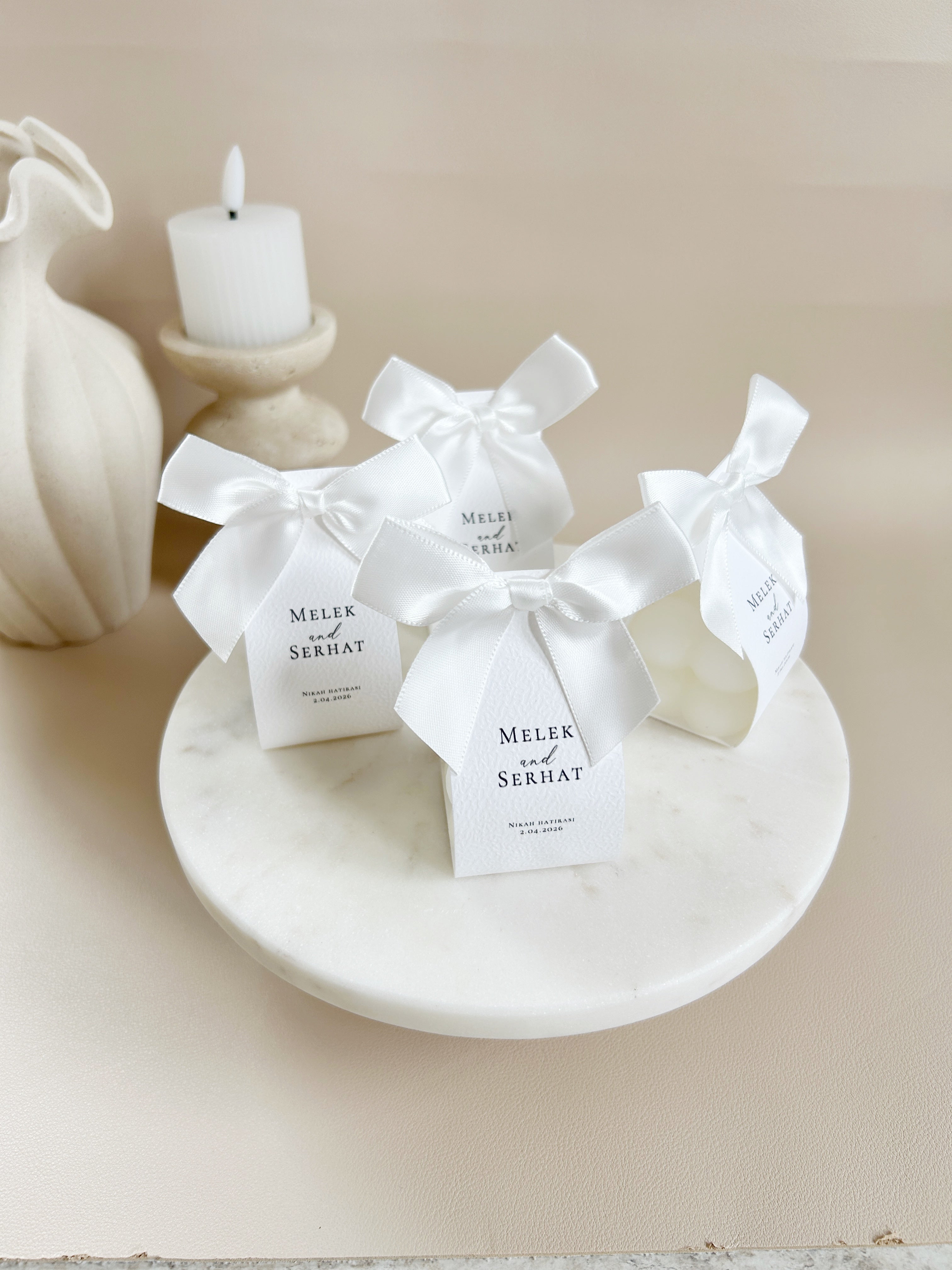 Bubble candle favor