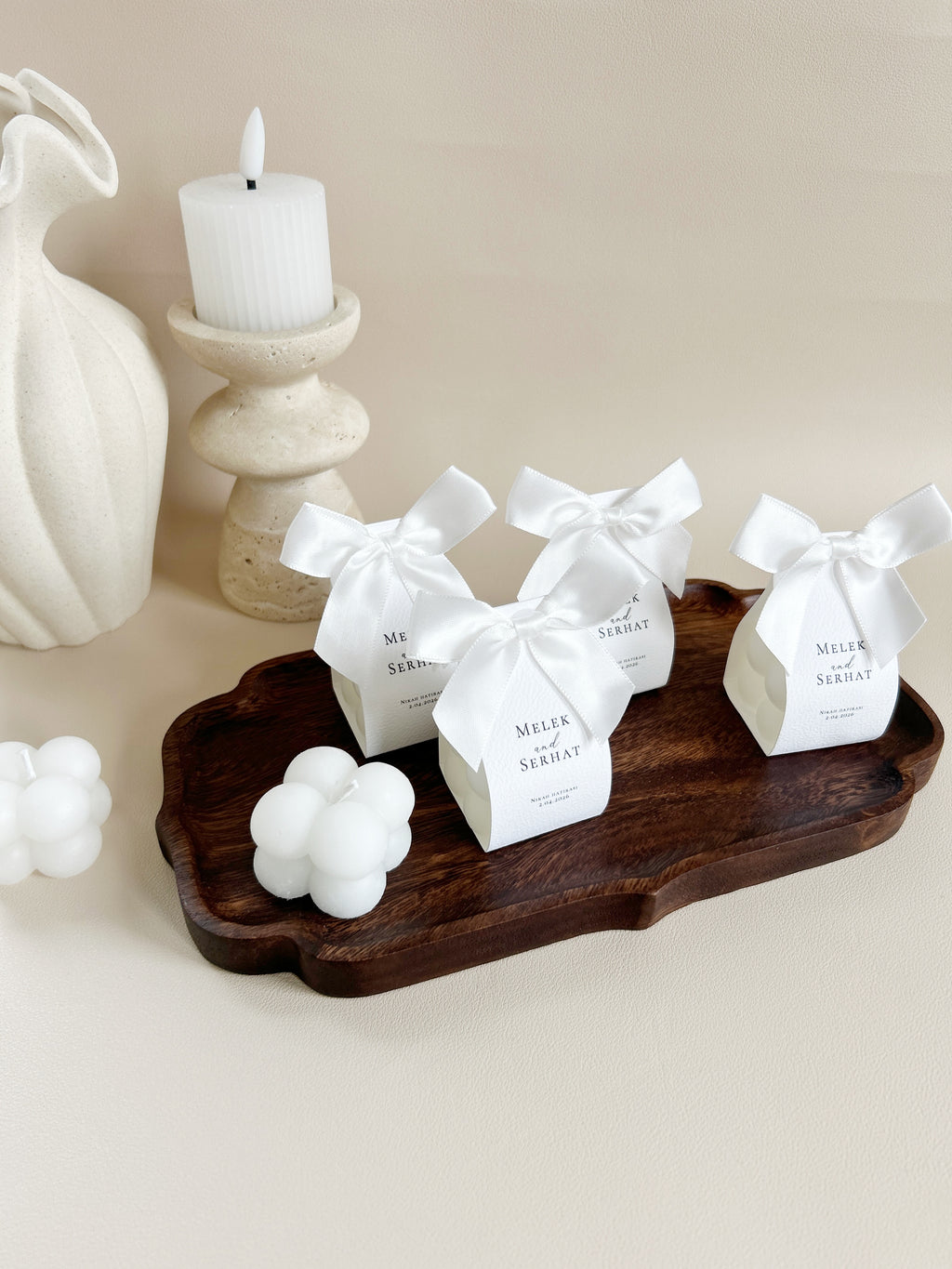 Bubble candle favor