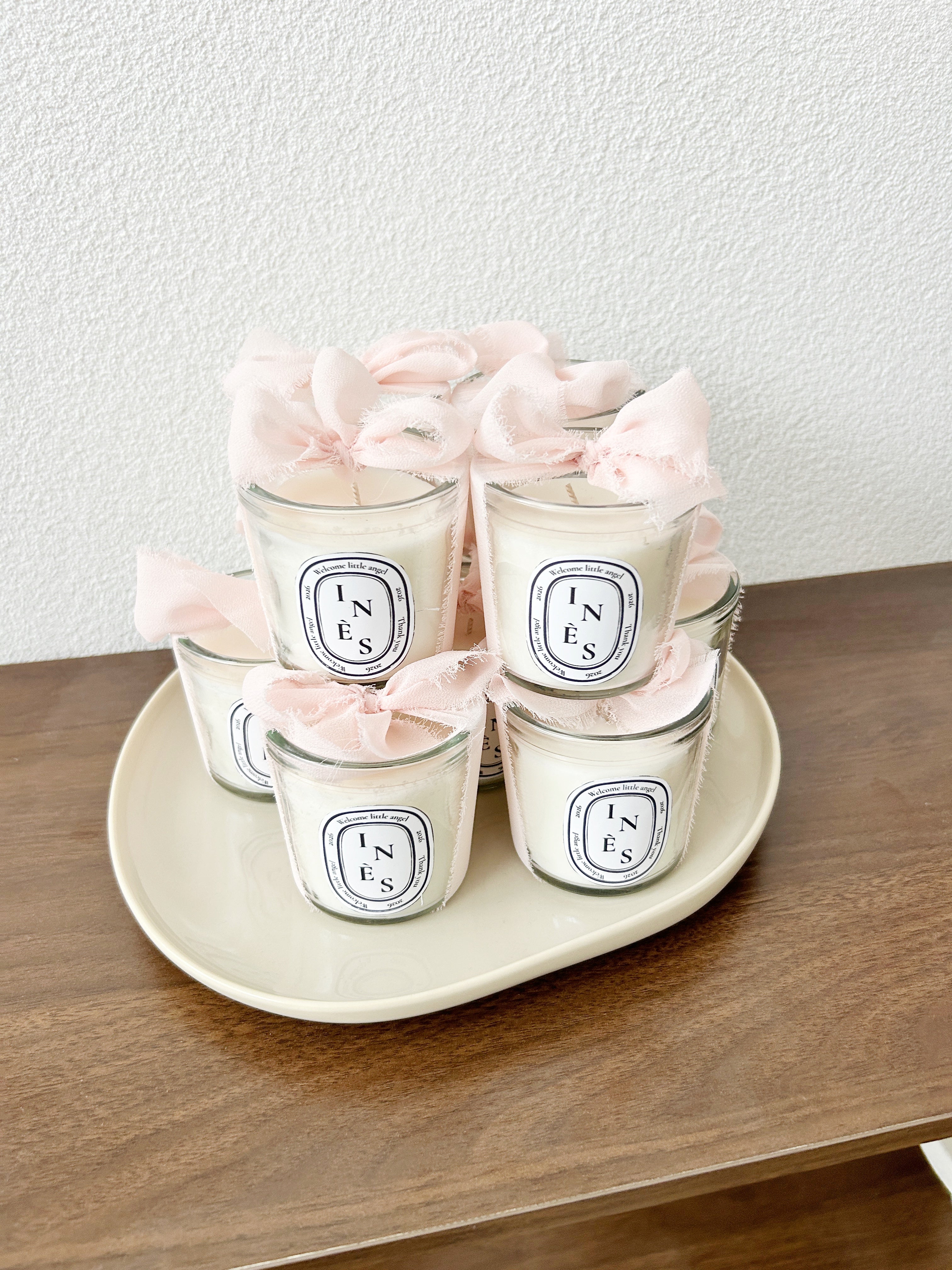 Personalized Candle Favor