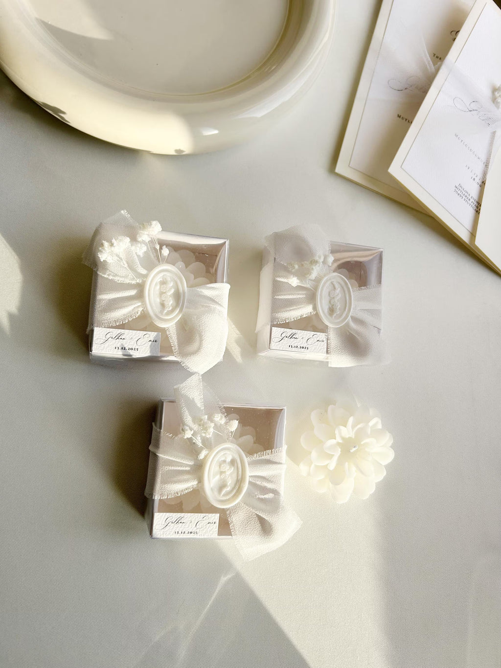 Lotus Candles with Waxseal